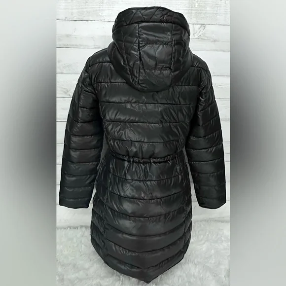 Kenneth Cole M/L Quilted Anorak Puffer Jacket • Black • NWT - Picture 3 of 14